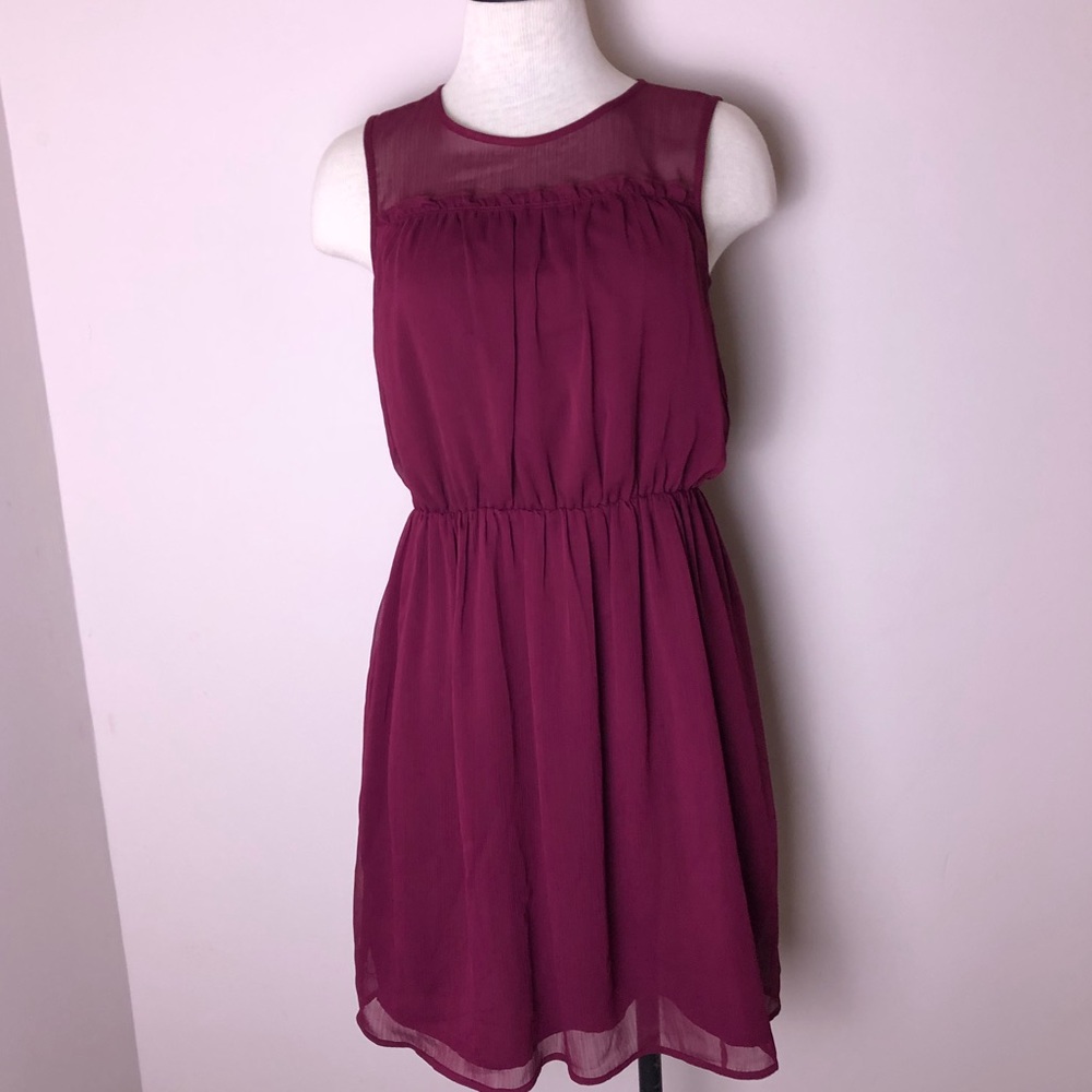 Loft Merlot Dress EXC cond!